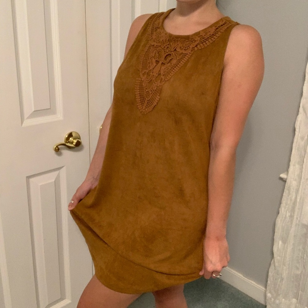 American Rag Cie Faux Suede Dress
